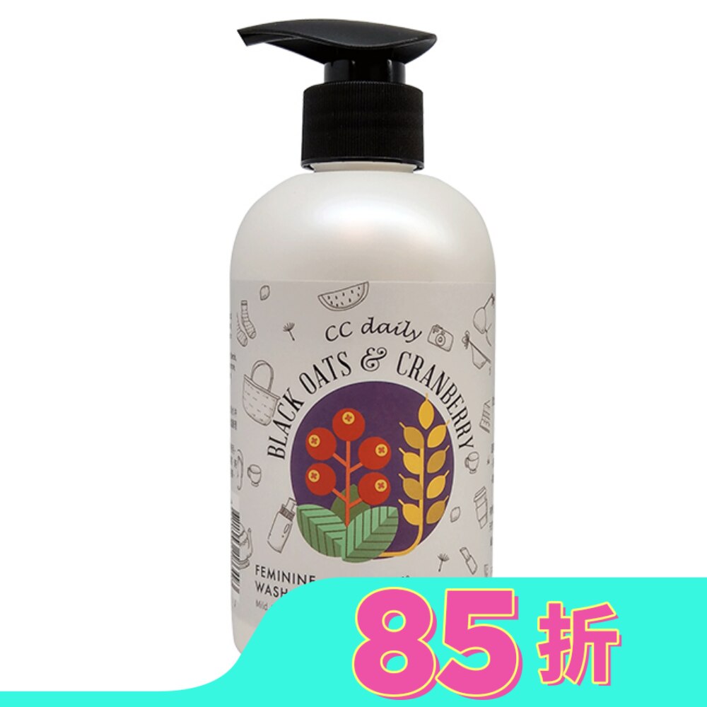CC daily私密肌舒緩潔淨露(黑燕麥&蔓越莓)330g