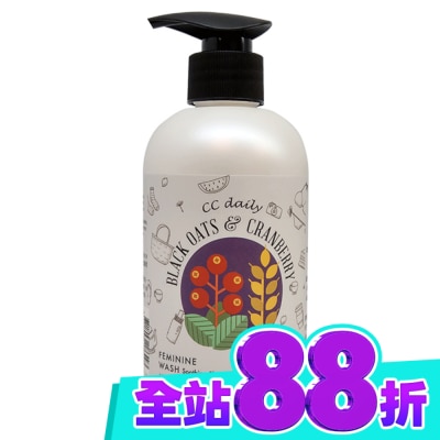 台塑生醫 CC daily私密肌舒緩潔淨露(黑燕麥&蔓越莓)330g image