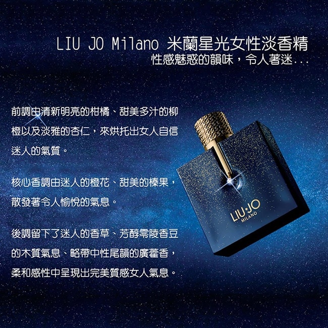 Liu Jo 米蘭星光女性淡香精 30ml