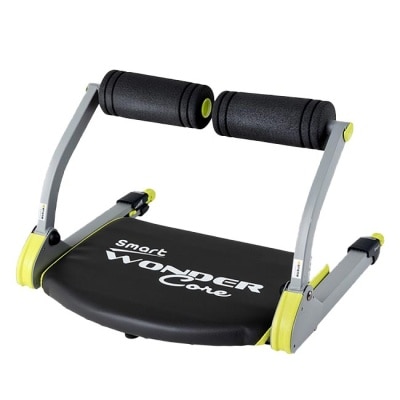 WONDERCORE Wonder Core Smart全能輕巧健身機嫩芽綠刻+運動墊(綠)+拉力繩
