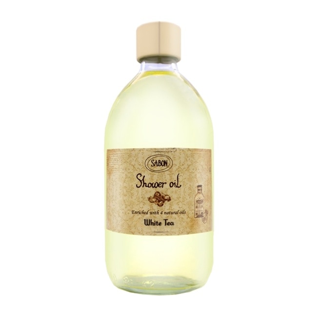 SABON 白茶沐浴油 500ml