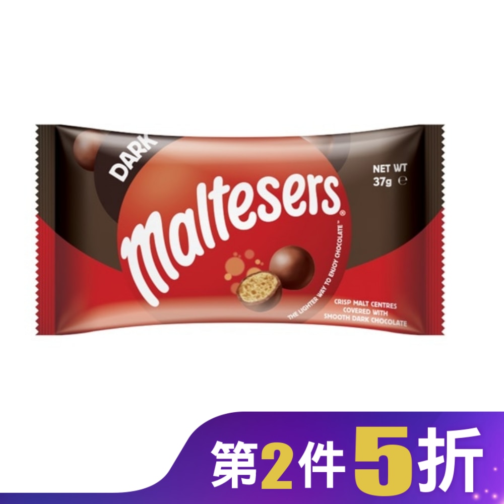 MALTESERS 麥提莎麥芽脆心黑巧克力37g