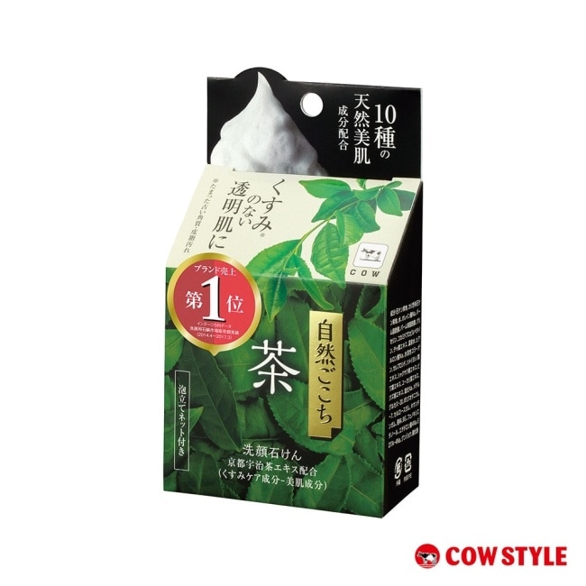 牛乳石鹼 自然派綠茶洗顏皂80g