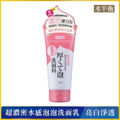 HYDROBALANCE水平衡 水平衡超濃密水感泡泡洗面乳 亮白淨透100g image