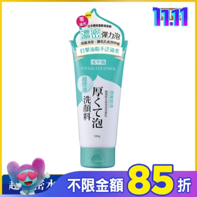 HYDROBALANCE水平衡 水平衡超濃密水感泡泡洗面乳-深層控油100g