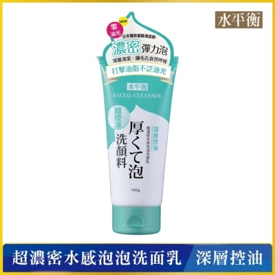 HYDROBALANCE水平衡 水平衡超濃密水感泡泡洗面乳 深層控油100g image