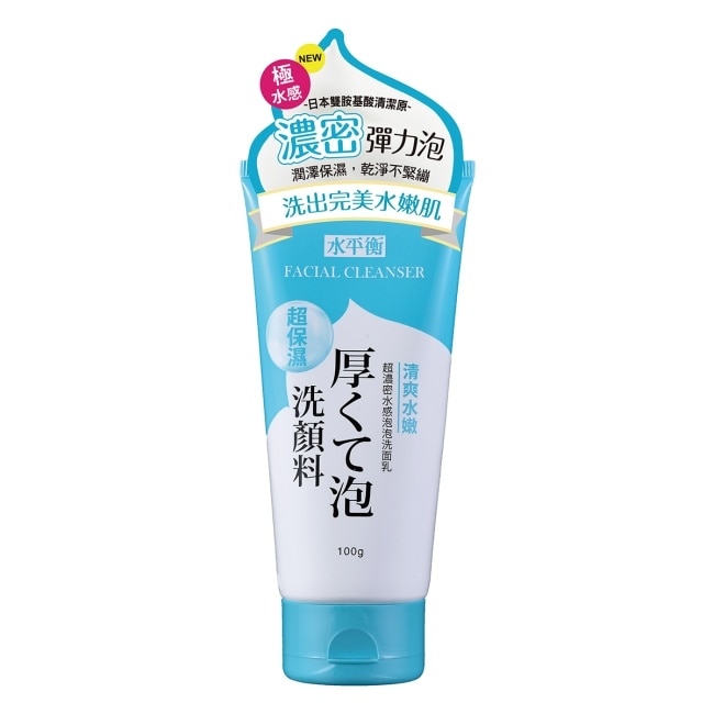 水平衡超濃密水感泡泡洗面乳-清爽水嫩100g image