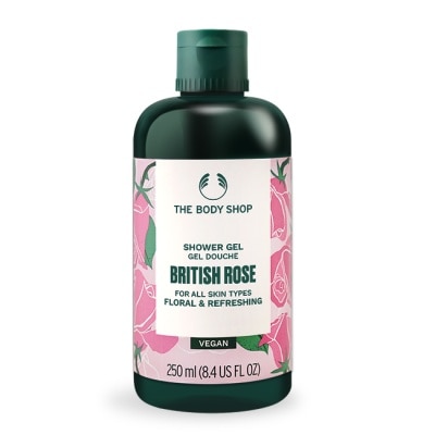 THE BODY SHOP THE BODY SHOP 玫瑰嫩膚沐浴膠(250ml)-國際航空版