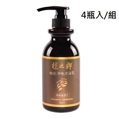J Clean - 檀之鄉星洲沉檀沐浴凝露500ml(4入組)