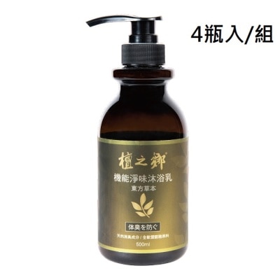 J Clean - 檀之鄉東方草本沐浴凝露500ml(4入組)