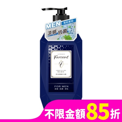 FARCENT Farcent香水胺基酸沐浴露780g-雪松琥珀