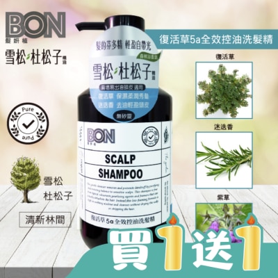 BONBON - BON復活草5a全效控油洗髮精550ml