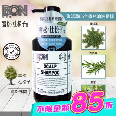 BONBON - BON復活草5a全效控油洗髮精550ml image
