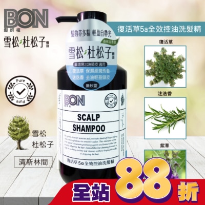 BONBON - BON復活草5a全效控油洗髮精550ml