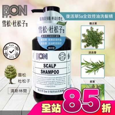 BONBON - BON復活草5a全效控油洗髮精550ml