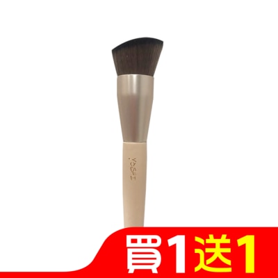 YOSHI YOSHI 時尚奶茶色-斜角粉底刷