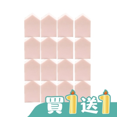 YOSHI - YOSHI 迷你五角粉撲 16入(粉色)
