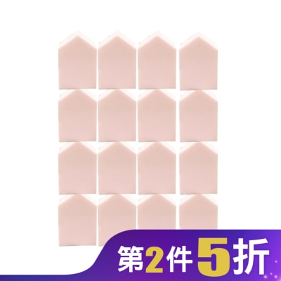 YOSHI YOSHI 迷你五角粉撲 16入(粉色)