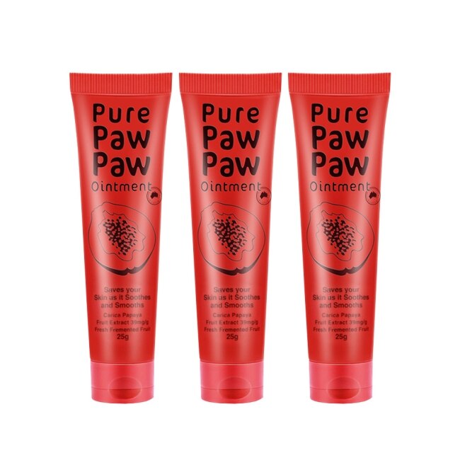 (3入組)Pure Paw Paw 澳洲神奇萬用木瓜霜 25g(代理商正貨)-贈隨機品牌針管香x2