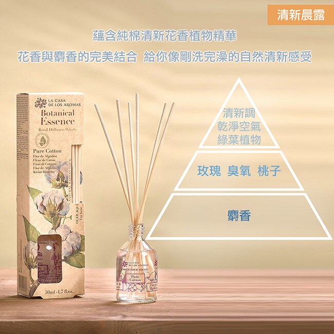 LA CASA 西班牙植萃精油擴香組(清新晨露) 50ml