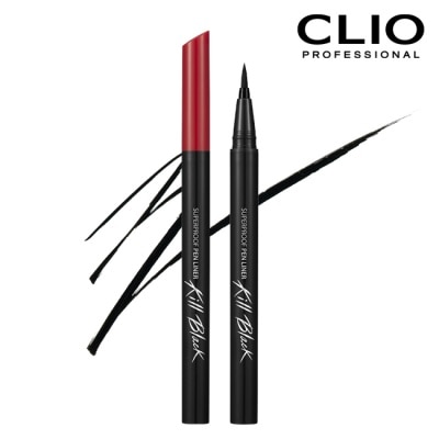 CLIO 珂莉奧 珂莉奧 新魅黑防水濃烈眼線液 超激細紅蓋版 01極致黑