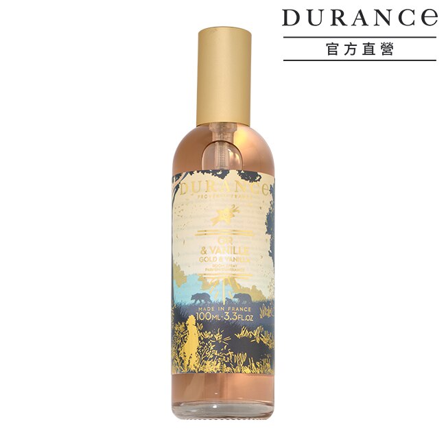DURANCE朵昂思 金色香草居家香氛噴霧(100ml)-節慶限量-公司貨