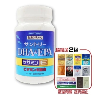 SUNTORY Suntory 三得利 魚油DHA&amp;EPA+芝麻明E120顆