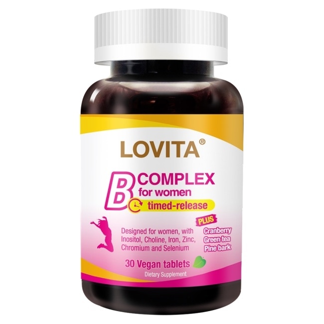 LOVITA 愛維他 女性新型緩釋美妍活力B群 素食30錠