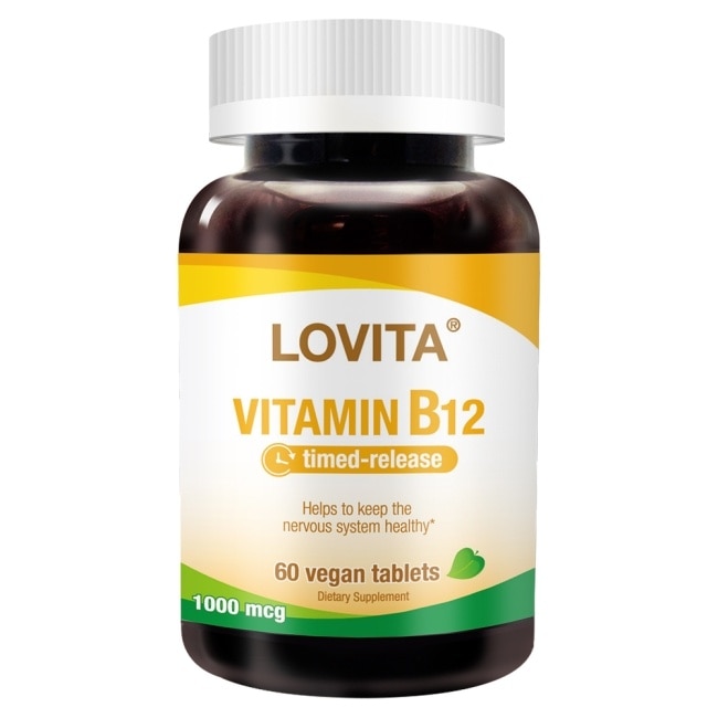 Lovita愛維他 長效緩釋型維他命B12素食錠1000mcg