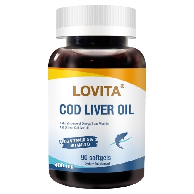 LOVITA 愛維他 挪威鱈魚肝油400mg(90顆)膠囊