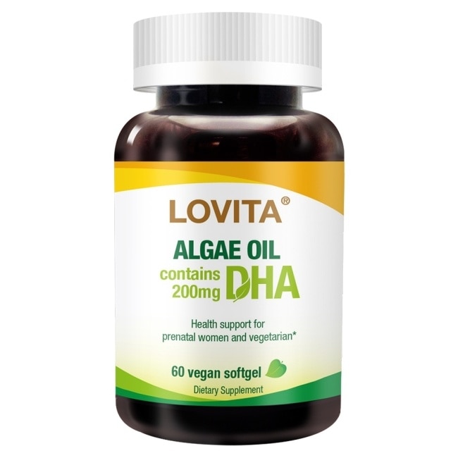 LOVITA 愛維他 植物性DHA藻油200mg(60顆)素食膠囊 (孕婦)