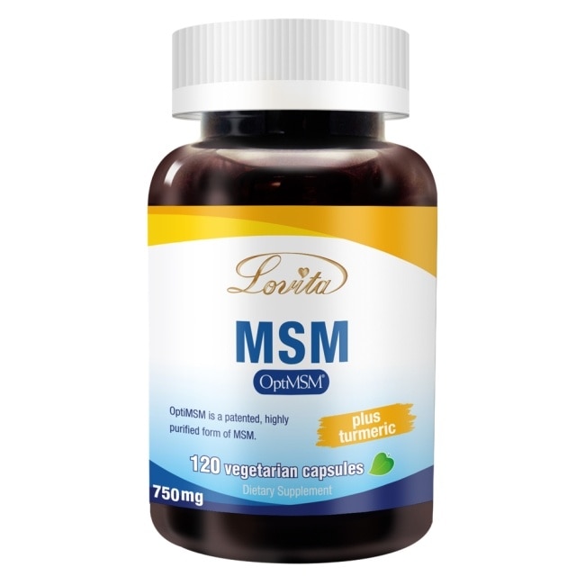 Lovita愛維他 專利Opti MSM素食膠囊添加薑黃
