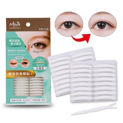 Miine Miine 雙面型美眼貼-加寬108枚
