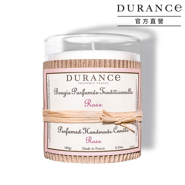 DURANCE朵昂思 玫瑰手工精油蠟燭(180g)-大地系列公司貨