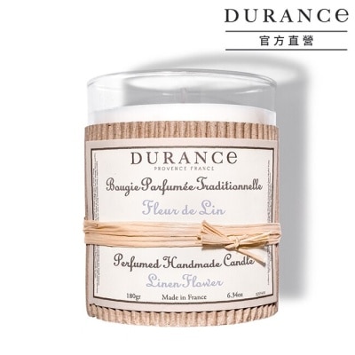 DURANCE DURANCE朵昂思 亞麻花手工精油蠟燭(180g)-大地系列公司貨