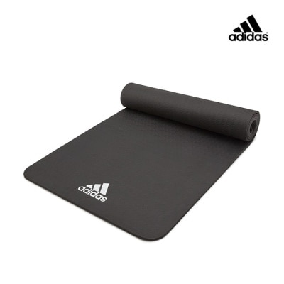 Adidas運動配件 Adidas Yoga 輕量波紋瑜珈墊 - 8mm (經典黑)