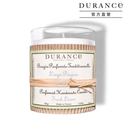 DURANCE DURANCE朵昂思 清新亞麻手工精油蠟燭(180g)-大地系列公司貨