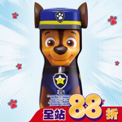 PAWPATROL Paw Patrol汪汪隊警察阿奇 2合1沐浴洗髮精400ml