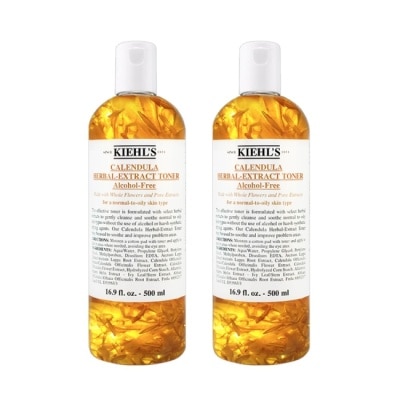 KIEHL S KIEHLS契爾氏 金盞花植物精華化妝水(500ml) 2入組_國際航空版