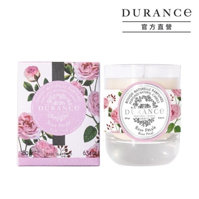 DURANCE DURANCE朵昂思 花漾香氛蠟燭(180g)-玫瑰花瓣-公司貨