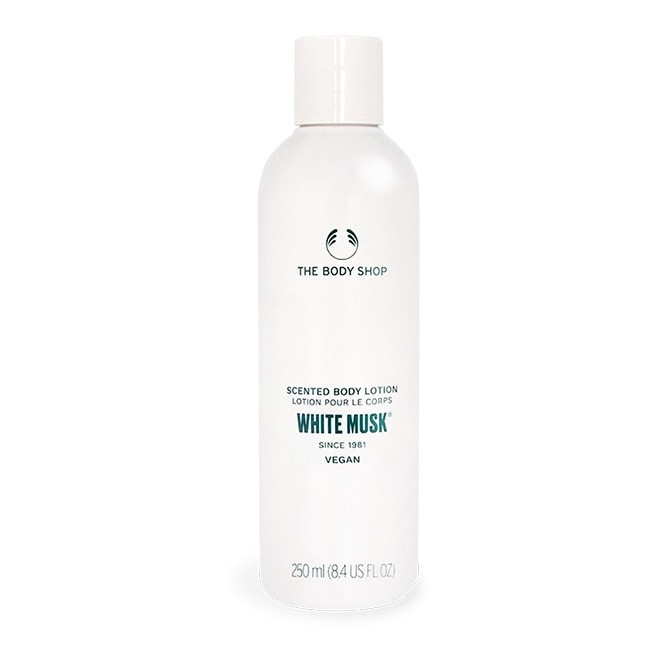 THE BODY SHOP 白麝香身體潤膚乳(250ml)-國際航空版