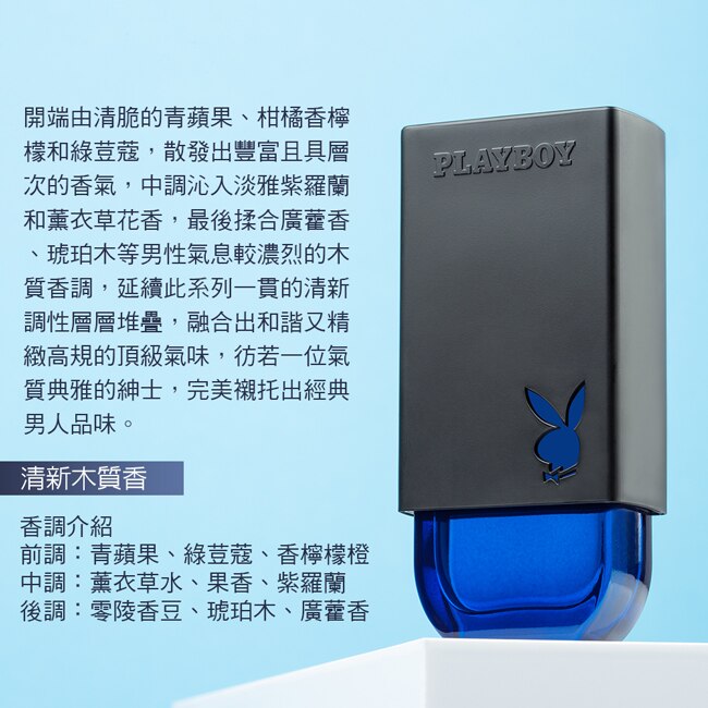 PLAYBOY 封面人物男性淡香水 100ml