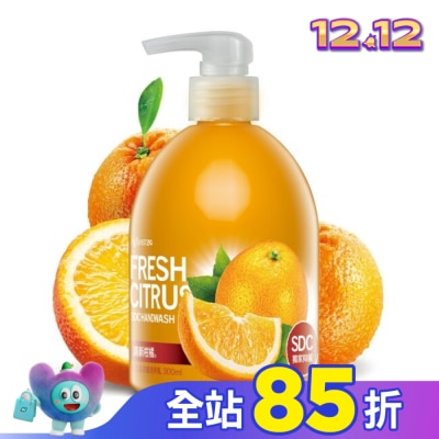 AGAINST 快潔適SDC抗菌洗手乳300ml-清新柑橘