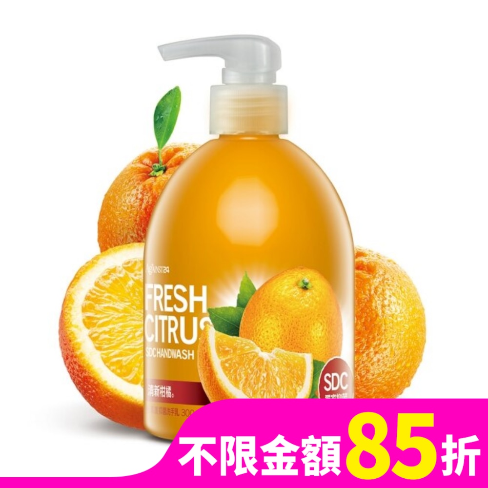 against 快潔適sdc抗菌洗手乳300ml-清新柑橘