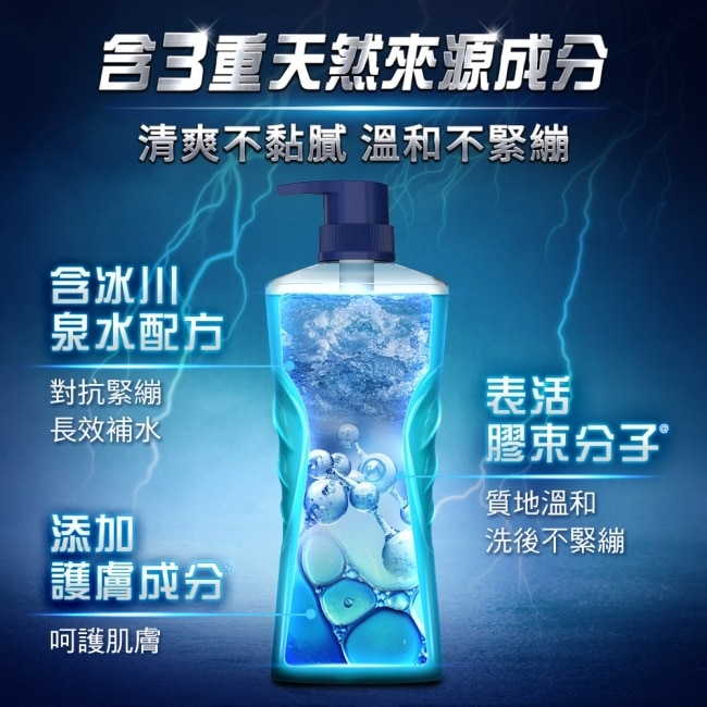 Clear 淨男士 海洋調香沐浴露720G
