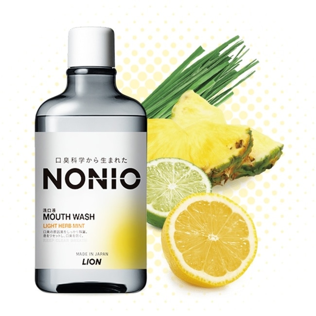 日本獅王NONIO終結口氣漱口水浸潤薄荷600ml