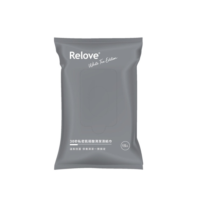 Relove 私密肌30秒面膜濕紙巾(15張/包)