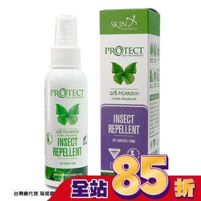 SKIN TECHNOLOGY - 紐西蘭20%派卡瑞丁 瑞斌長效防蚊液(花香)100ml