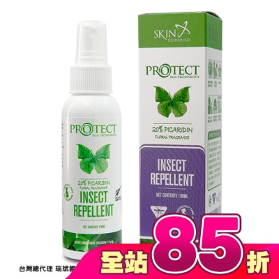 SKIN TECHNOLOGY - 紐西蘭20%派卡瑞丁 瑞斌長效防蚊液(花香)100ml