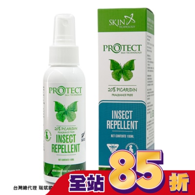 SKIN TECHNOLOGY 紐西蘭20%派卡瑞丁 瑞斌長效防蚊液(無香精)100ml